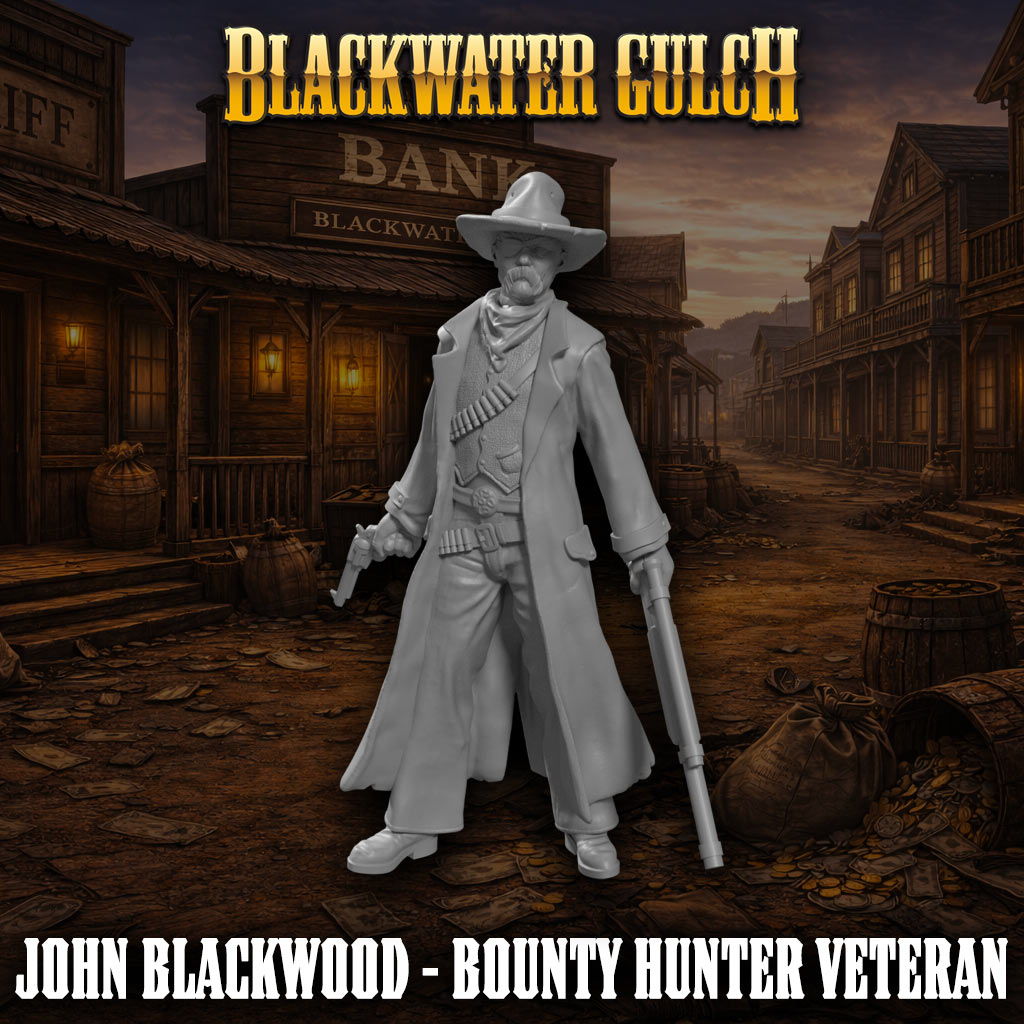 John Blackwood - Bounty Hunter Veteran - Skirmish Games