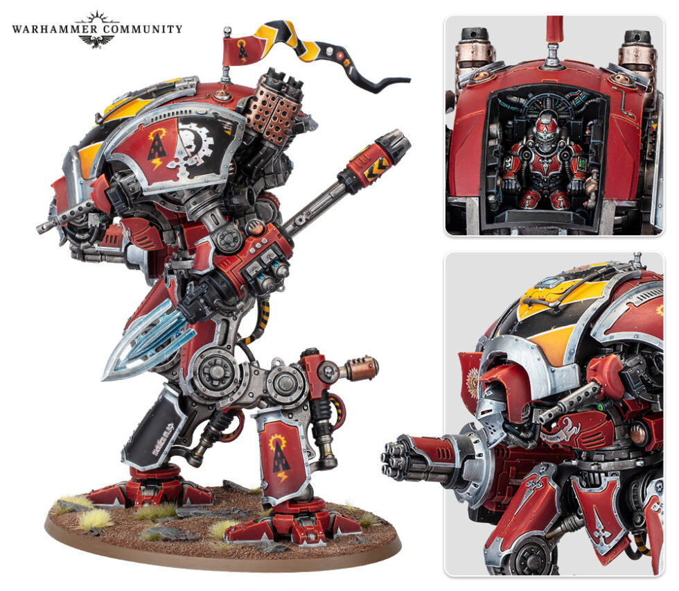Imperial Knight Destrier Revealed for Warhammer 40K - Skirmish Games
